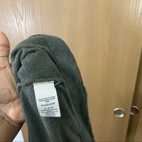 Free People Brentwood Cardigan Jacket Army Green - Picture 10 of 10